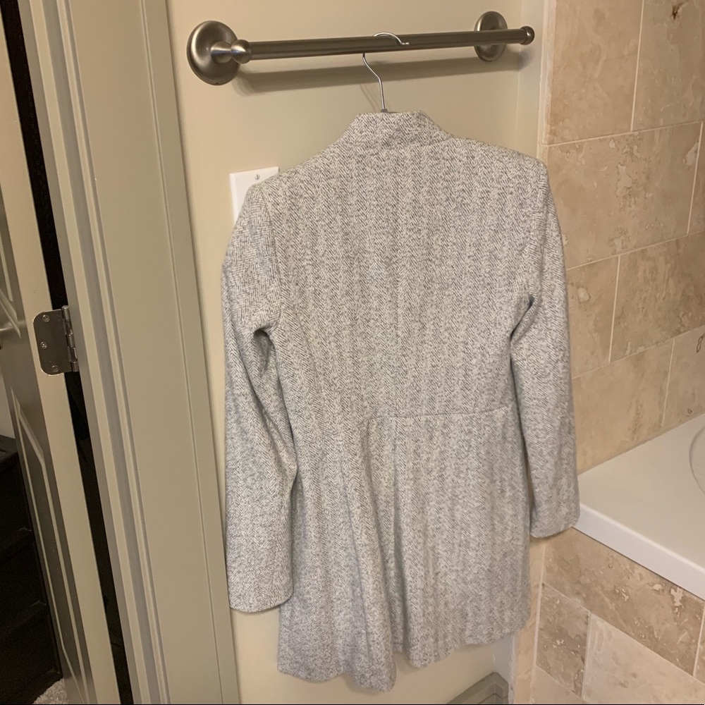 Zara Basic Jacket Gray/White - image 2